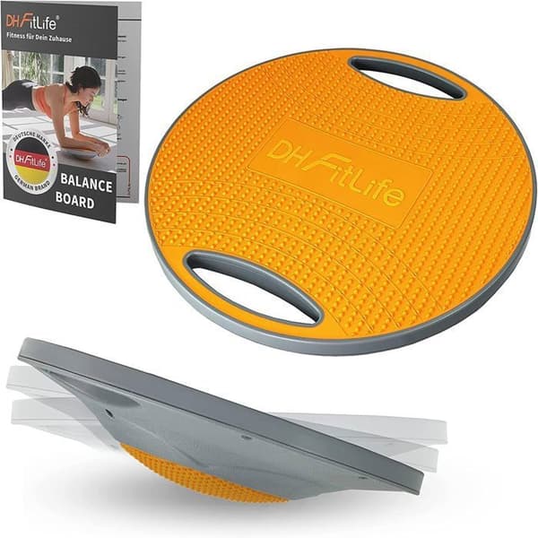 Balansplatta - DH FitLife - Ø 42 cm - 200 kg max - Halkfri yta - Ergonomiska handtag
