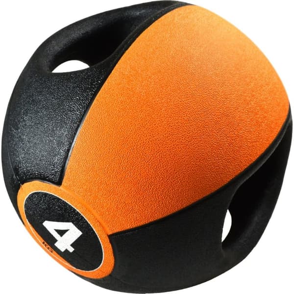 Pure2Improve Medicinboll med handtag 4 kg orange