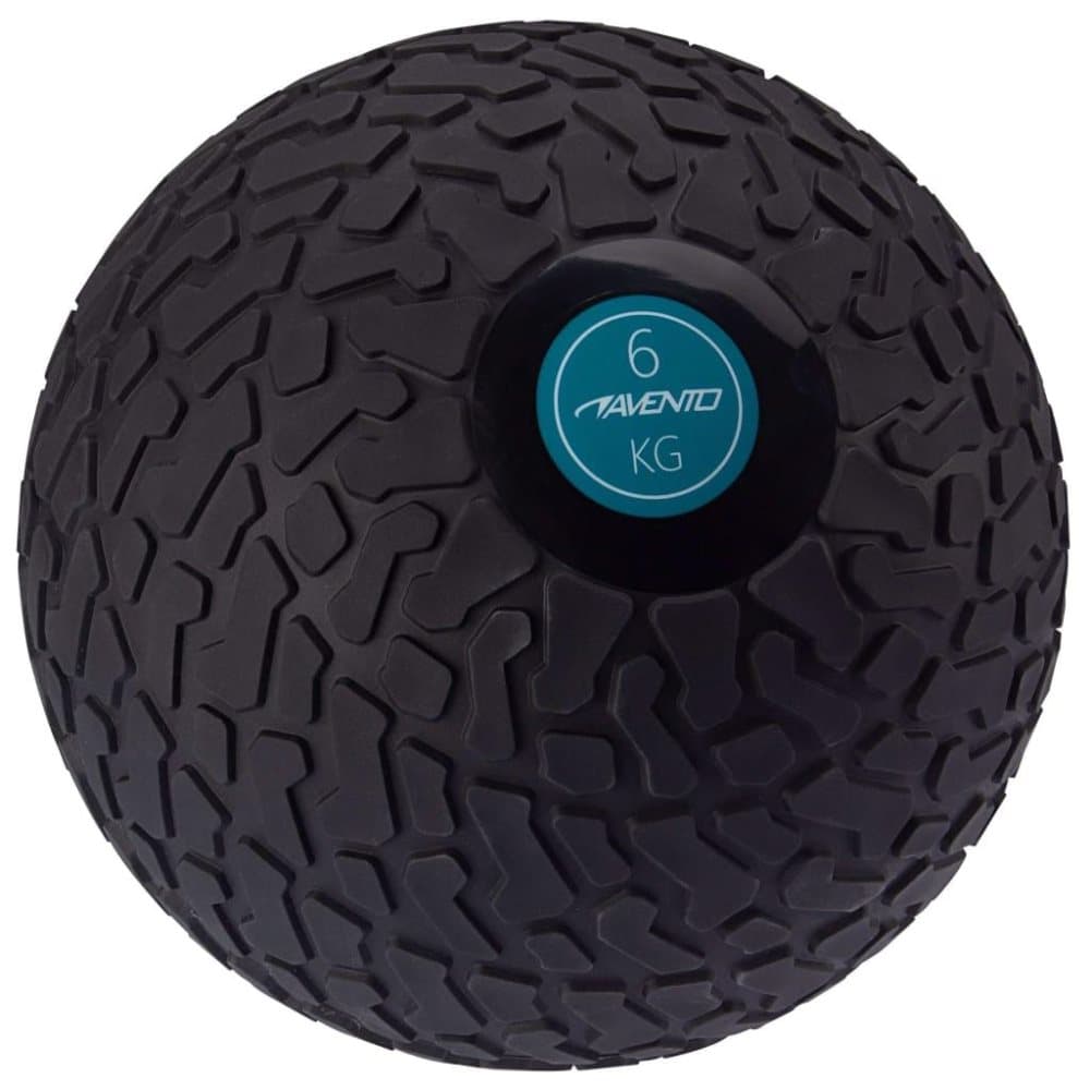 Avento slamball med tekstur 6 kg sort