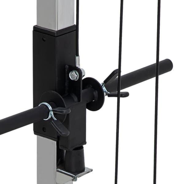 Kabeldrag Kraftstation, 245x85x207 cm, Svart