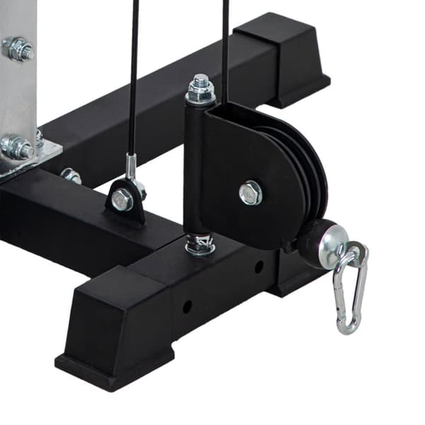 Kabeldrag Kraftstation, 245x85x207 cm, Svart