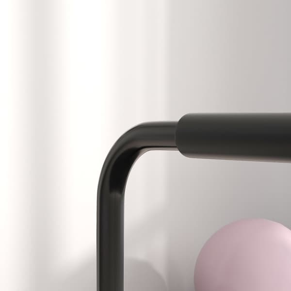 Dip Bars, Bars 2er Set, 70x50x80-105 cm, Svart