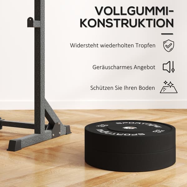 Hantelvikter Set, 2er-Set, 2x20kg, Svart