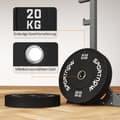 Miniatyrbild 6 av 9: Hantelvikter Set, 2er-Set, 2x20kg, Svart