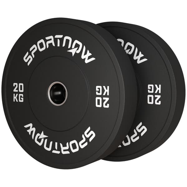 Hantelvikter Set, 2er-Set, 2x20kg, Svart