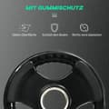 Miniatyrbild 6 av 9: Viktplates-set, Tri-Grip 2 x 5 KG, Ø24 x 3,5H cm, Svart