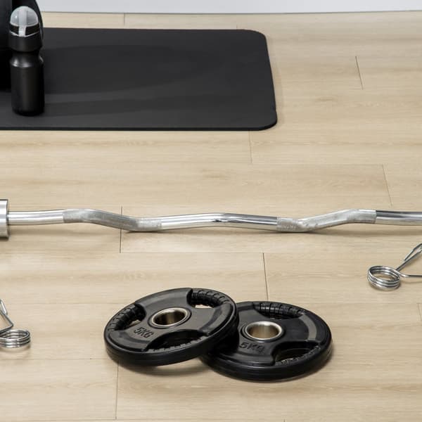 Viktplates-set, Tri-Grip 2 x 5 KG, Ø24 x 3,5H cm, Svart