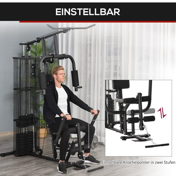 Gym Styrke Station, 150x110x210 cm, Sort