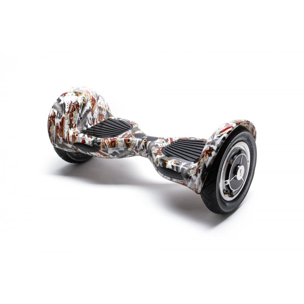 Smart Balance™ Hoverboard 10 inch, OffRoad Tattoo, Motor 700 watt, Battery 4 Ah, Bluetooth, Leds