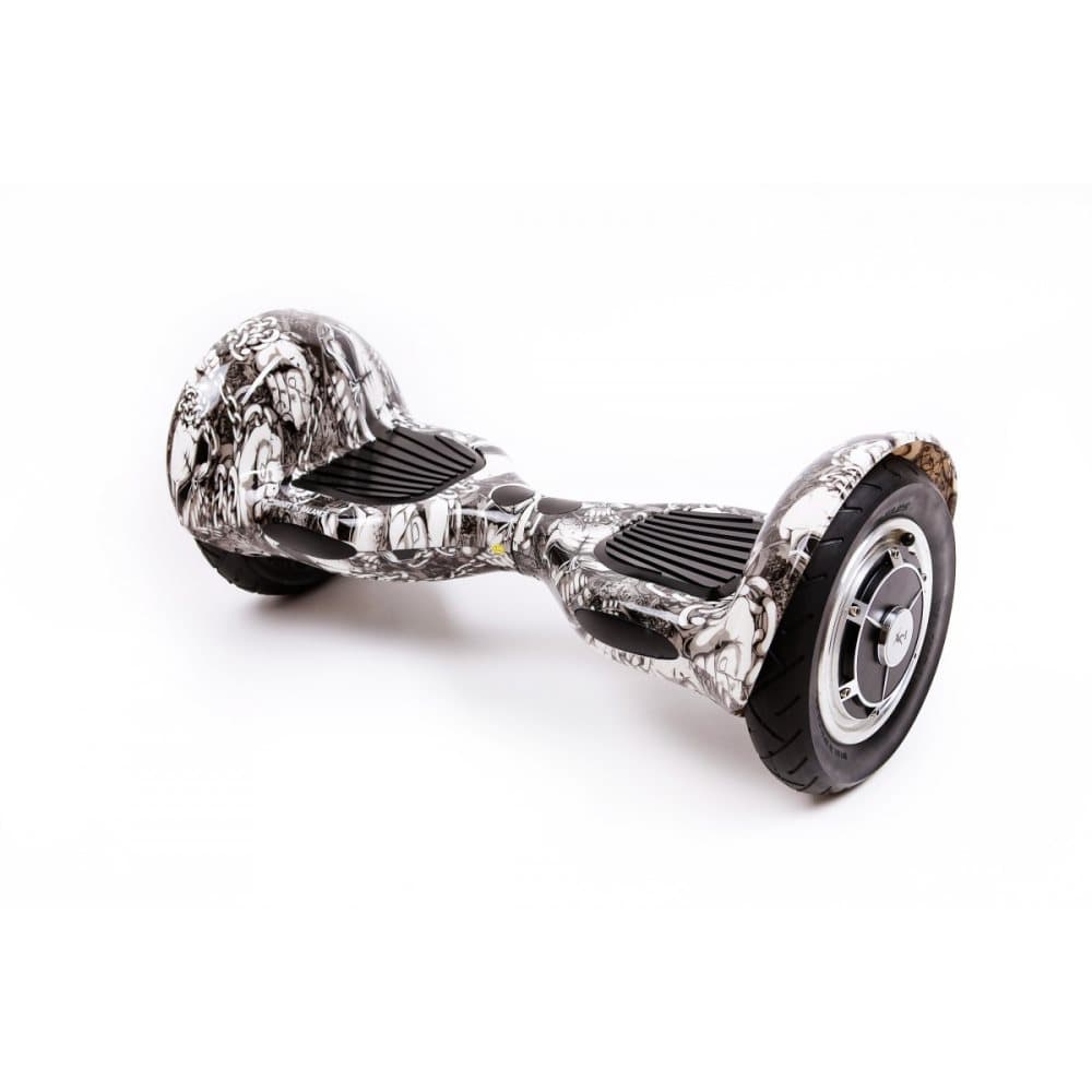 Smart Balance™ Hoverboard 10 inch, OffRoad SkullHead, Battery 4 Ah, Bluetooth, Bag, Leds