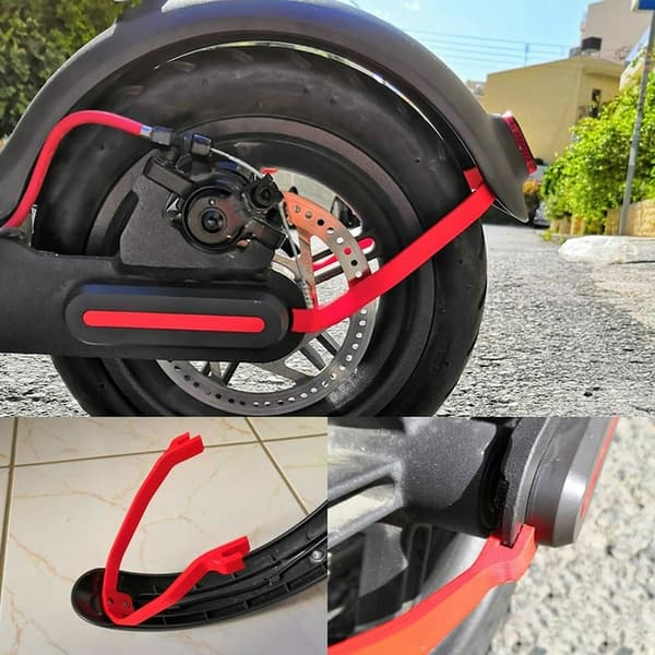 Hållare till bakskärm Xiaomi elscooter - Vit