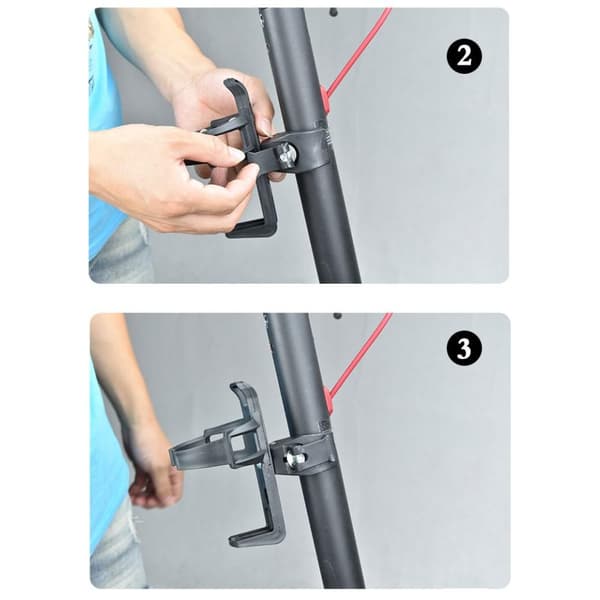 Beslagsholder Flaskeholder til Xiaomi Mijia M365 elektrisk scooter - sort