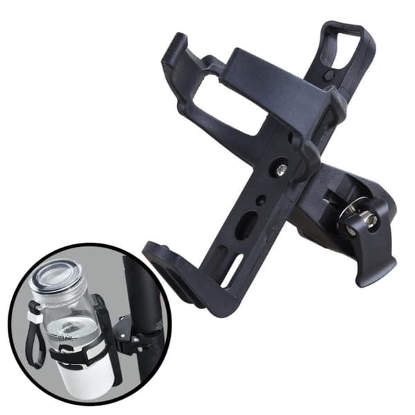 Beslagsholder Flaskeholder til Xiaomi Mijia M365 elektrisk scooter - sort