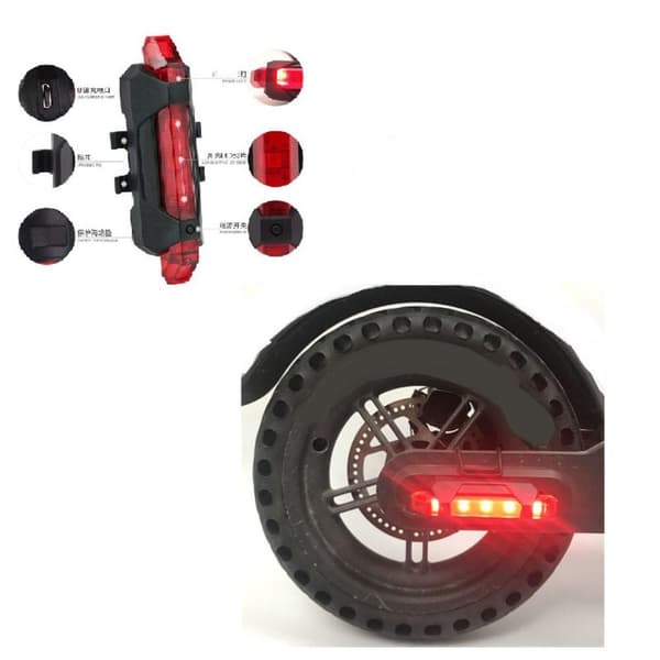XIAOMI Mijia M365 Elektrisk Scooter Advarsel LED lommelygte