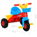 Miniatyrbillede 7 af 7: vidaXL trehjulet cykel flerfarvet