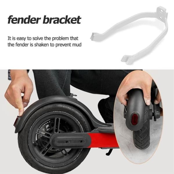 Fender Support Package for Mud Guard Fenders for Xiaomi M365 Scooter - White
