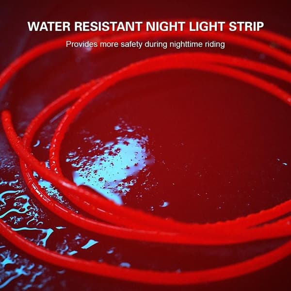 LED Scooter Light Strip Vandtætte biler Atmosfære 3 lystilstande - Lilla