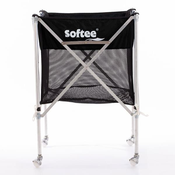 Softee Aluminium Net Folding Ball Cart + Svart 89x58.5x58.5 cm