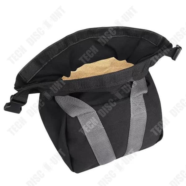 TD® Canvas Tyngdlyftande Fitness Sandsäck Ofylld Bodybuilding Tyngdlyftande Sandsäck Viktbärande Svart Fitness Sandsäck