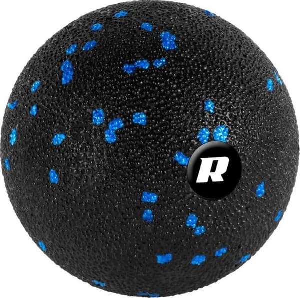 Chariot med ballonger - nät för ballonger Rebel - RBA-3055-8 - Massageboll 8 cm, svart och blå, material EPP, AKTIV