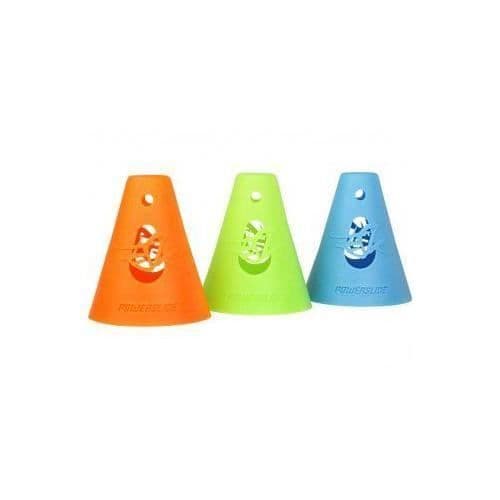 Slalomkoner - Powerslide - Orange - 70x80mm - Plast - Mixad