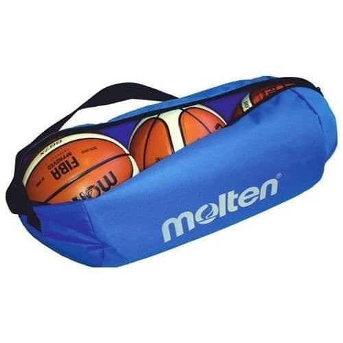Bollväska - Molten - Blå modell - 56,8 liter - Unisex - För 3 basketbollar