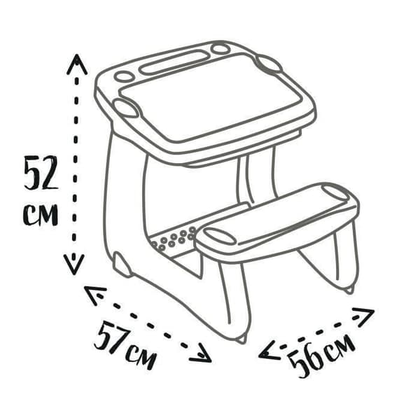 Smoby - Magic Music Stand - 12 tillbehör ingår - Från 2 år