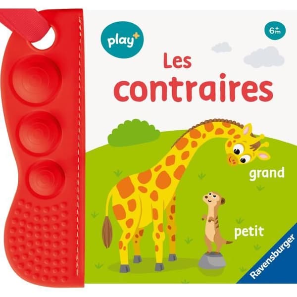 Ravensburger play+, Flip &amp; pop - Opposites, Book, Early years, baby
