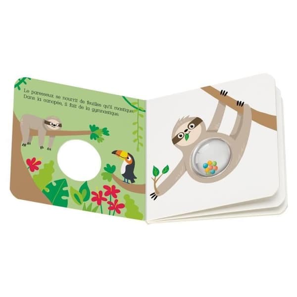 Ravensburger play+, My Rattle Book - My first animals, Book, First age, baby