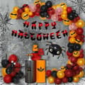 Miniatyrbild 4 av 4: TD® Halloween dekoration glad halloween fladdermus flagga fest dekoration arrangemang ballonger halloween