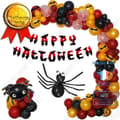 Miniatyrbild 1 av 4: TD® Halloween dekoration glad halloween fladdermus flagga fest dekoration arrangemang ballonger halloween