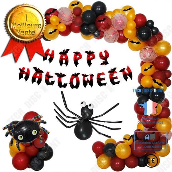 TD® Halloween dekoration glad halloween fladdermus flagga fest dekoration arrangemang ballonger halloween