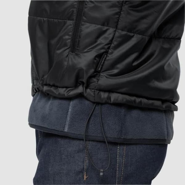 Jack Wolfskin argon ärmlös dunjacka - svart - XXL
