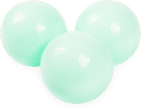 Boldkugler lys mint (70 mm) 300 stykker