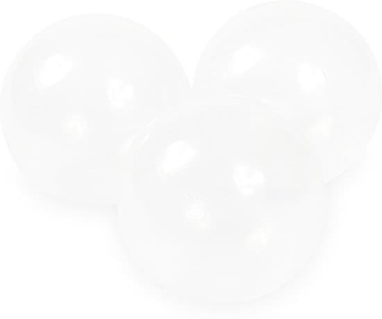 Gennemsigtige boldbadbolde (70mm) 100 stykker