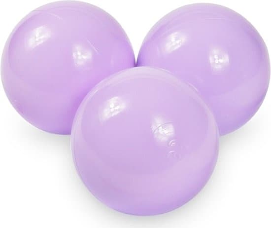 Lys lilla børnebassinbolde (70 mm) 500 styk
