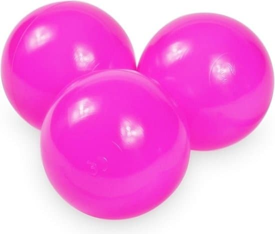 Lyserøde boldbadbolde (70 mm) 1000 stykker
