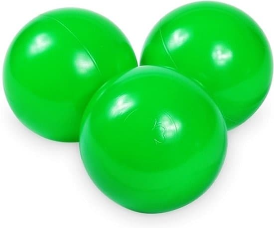 Grøn boldgrube bolde (70mm) 1000 stykker