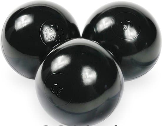 Sorte bolde til boldbad (70 mm) 100 stykker
