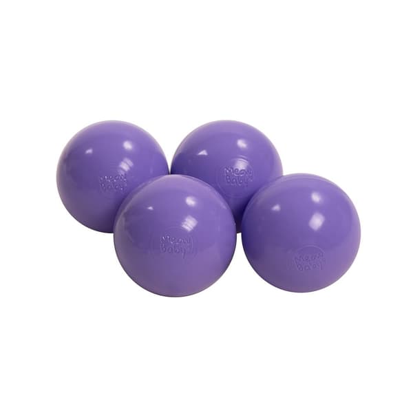 MeowBaby® Mjuka plastbollar för bollgropen för barn 7cm, 50 st.