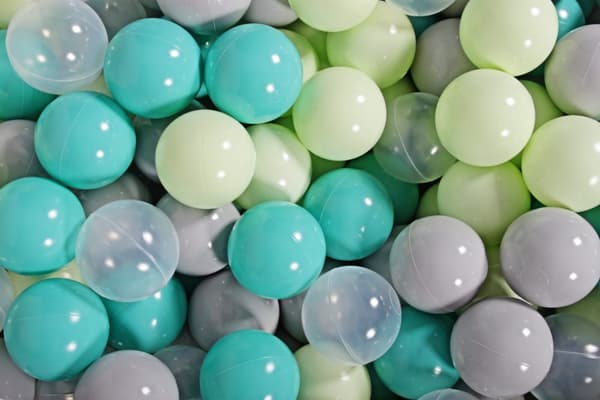 MeowBaby® Bløde plastbolde til boldbassin til børn 7cm, 50 stk.