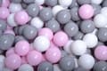 Miniatyrbillede 1 af 6: MeowBaby® Bløde plastbolde til boldbassin til børn 7cm, 50 stk.