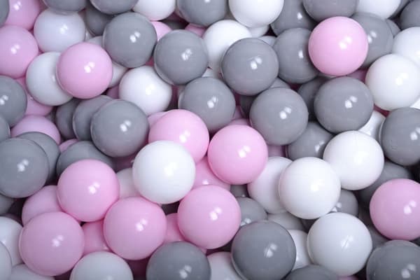 MeowBaby® Bløde plastbolde til boldbassin til børn 7cm, 50 stk.
