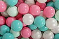 Miniatyrbillede 1 af 6: MeowBaby® Bløde plastbolde til boldbassin til børn 7cm, 50 stk.
