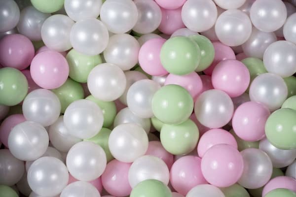 MeowBaby® Bløde plastbolde til boldbassin til børn 7cm, 50 stk.