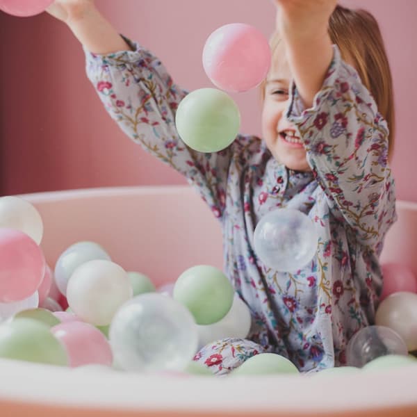 MeowBaby® Bløde plastbolde til boldbassin til børn 7cm, 50 stk.