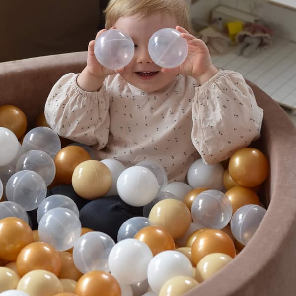 MeowBaby® Bløde plastbolde til boldbassin til børn 7cm, 50 stk.