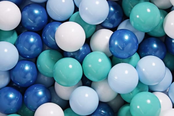 MeowBaby® Bløde plastbolde til boldgraven til børn 7cm, 300 stk.