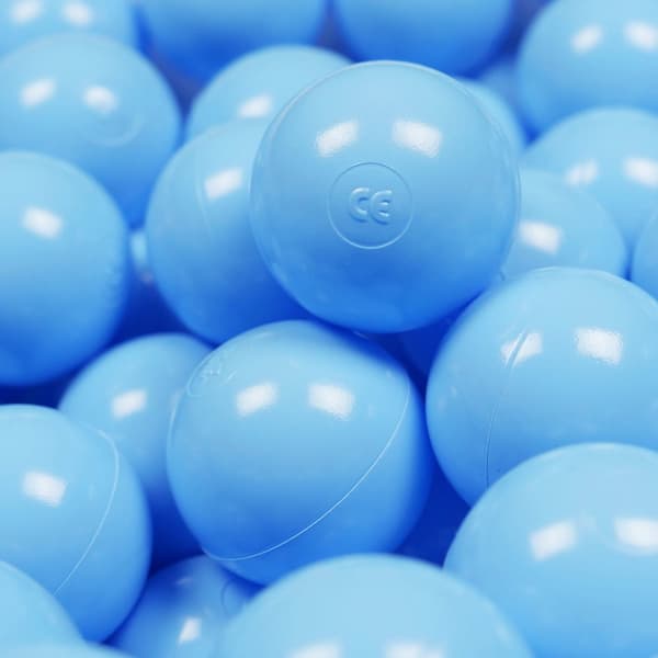 70mm Ballenbakballer - Sikkerhed & Kvalitet til Småbørn - 100 Stk - CE-certificeret