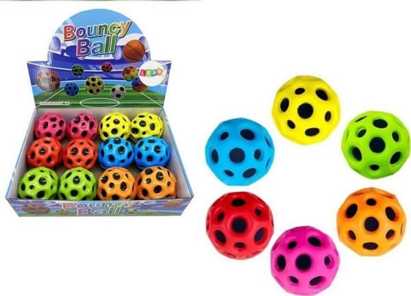 Balle de pool Leantoys - 20792 - Lysande knådboll med fördjupningar 6 cm